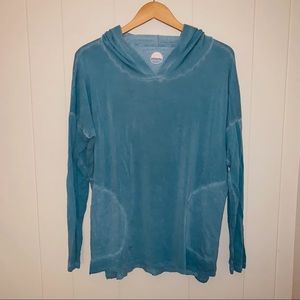 Blue stonewashed hoodie ☀️